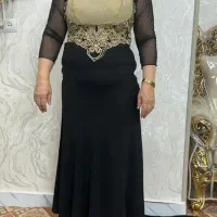 لباس مجلسی سایز ۴۴ ۴۶ مشکی بدون آستین|لباس|تهران, شهید رجایی|دیوار