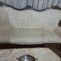 مبل نه نفره چوب گردو|مبلمان خانگی و میز عسلی|تربت‌حیدریه, بی بی حسنیه|دیوار