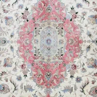 فرش ۶ متری کریم قلم ۴۰ رج|فرش|تبریز, |دیوار