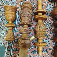 تنه قلیان چوبی کلکسیونی وکهنه