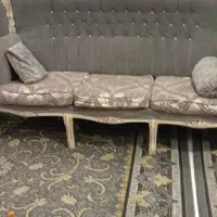 یک مبلمان ۹ نفره خیلی محکم با جوب گردو