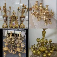 لوستر (خریدار) همه رقم وسایل برنجی در محل شما فروش