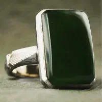 انگشتر فاخر یشم طبیعی