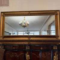 آینه انتیک طلایی