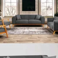 مبل تدی ۸ نفره چوب روس|مبلمان خانگی و میز عسلی|رباط‌کریم, |دیوار