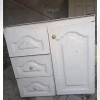 کابینت سفیدسالم وتمیز