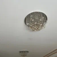 تعدادی لوستر با لامپ و فلش موسیقی و کنترل دار|لوستر و چراغ آویز|شیراز, هفت تنان|دیوار