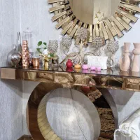آینه کنسول شیشه ای|مبلمان خانگی و میز عسلی|اهواز, کوی باهنر|دیوار