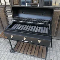 باربیکیو گازی ذغالی 40×100 کباب پزگازی ذغالی