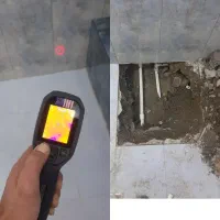 تاسیسات تشخیص ترکیدگی رفع نم بازسازی لوله کشی نشتی