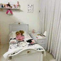 سرویس تخت و کمد مدل رز