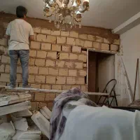 خرده کاری بنایی گچکاری تخریب بازسازی حزئی