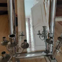 آینه شمعدان اصل استیل
