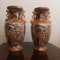 جفت گلدان انتیک
