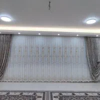 فروش انواع پارچه های پرده ای زیر قیمت بازار|پرده، رانر، رومیزی|بوکان, |دیوار