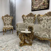 مبل سلطنتی ۹ نفره|مبلمان خانگی و میز عسلی|مریوان, |دیوار