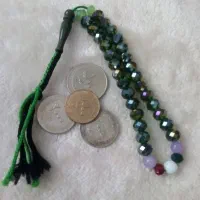 تسبیح کلکسیونی کارشده بسیار شیک قدیمی|کلکسیون اشیاء عتیقه|پرند, فاز ۵|دیوار