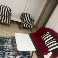 نیم ست مبل مدرن و 2 عدد عسلی