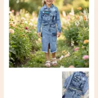 ست کت دامن لی ..مناسب ۶ تا ۸ سال  سایز ۷۰