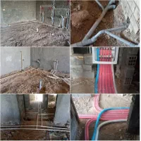 لوله کشی خورده کاری کلی نصب پمپ و شیرآلات ساختمان