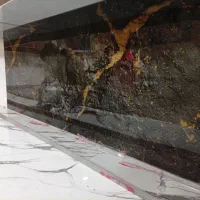 نصب نصاب پی وی سی تایل ماربلشیت بین کابینتی پارکت