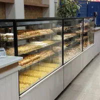 ست قنادی یخچال کیک.ویترین خشک.میز صندوق