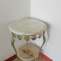 میز تلفن برنز