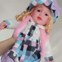 عروسک مو طلایی سوغاتی