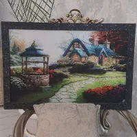 تابلو شبرنگ پارچه ای چراغدار