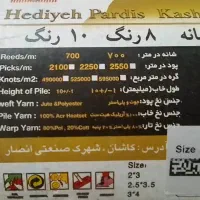 فرش ۷۰۰ شانه صد در صد نخ اکرولیک در حد نو|فرش|رباطکریم, نصیرشهر|دیوار