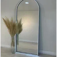 آینه قدی با دور نقره ای