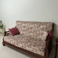 مبل چوبی کلاسیک سالم ۷ نفره مناسب رویه‌کوبی