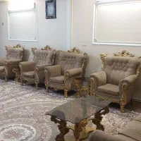 ۱۰ نفره تاج دار سلطنتی در حد نو|مبلمان خانگی و میز عسلی|قزوین, |دیوار