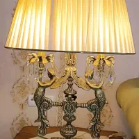 آباژور رومیزی برنجی