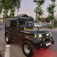 جیپ صحرامدل 1377 کروک کارخانه مشکی متالیک