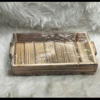 اردورخوری چوبی سینی چوبی|ظروف سرو و پذیرایی|لامرد, |دیوار