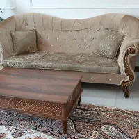 میز ناهار خوری به همراه میزعلسلی و میز جلو مبلی