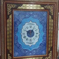 ساعت دیواری خاتم و مینا