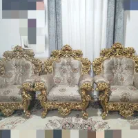 مبلمان سلطنتی 8نفر|مبلمان خانگی و میز عسلی|زاهدان, |دیوار