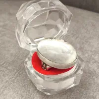 انگشتری نقره قدیمی دُر نجف اصلی