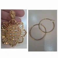 گشواره حلقه ای بزرگ،، گردنبند زیبا