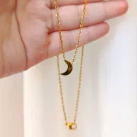 گردنبند استیل رنگ ثابت