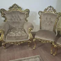 فروش یک دست مبل 9 نفره چوبی|مبلمان خانگی و میز عسلی|آمل, |دیوار