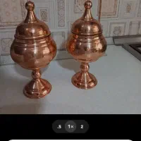 سرویس چینی شکلاتخوری مس میوهخوری ژاپن روتختی گلدان