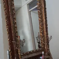 آیینه قدی با شمعدون سلطنتی بزرگ