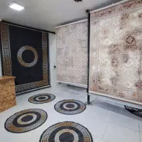 گلیم سایز ۱۰۰در ۱۰۰ گرد ورساچه معروف کد۴۱