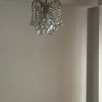 دو عدد لوستر کریستالی و یک لوستر حبابی|لوستر و چراغ آویز|گرگان, |دیوار