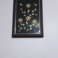 قاب عکس گل فلزی