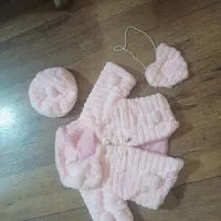 پالاو خزر نوزاد-همرا کلاه و کیف