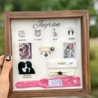 تابلو استند نوزاد رزین|تابلو، نقاشی، عکس|بیرجند, |دیوار